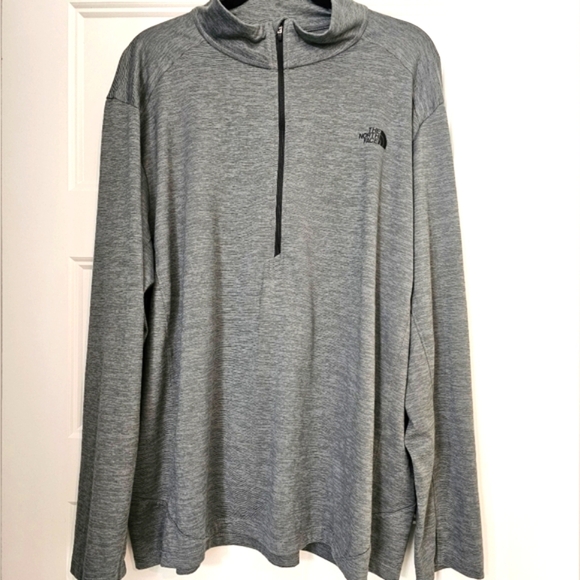 The North Face Quarter Quarter Zip Pullover Men's Flashdry sz xxl - Picture 2 of 7